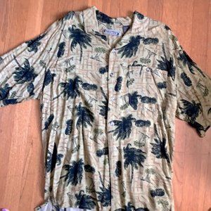 Palm Tree Tiki Shirt- NEW